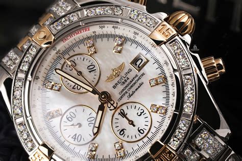 cheap diamond breitling watches|breitling with diamond bezel.